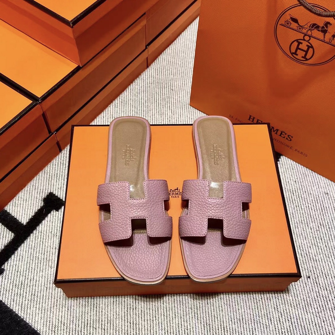 에르메스 올수공 오란 슬리퍼 샌들 토고 40